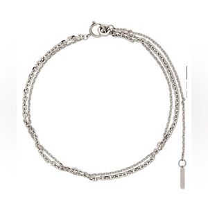 Justine clenquet silver Jonah Necklace